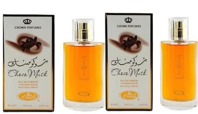 2 pack of Choco Musk Eau de Parfum Spray for Women, 1.7 Ounce 50ML, 80 Vol