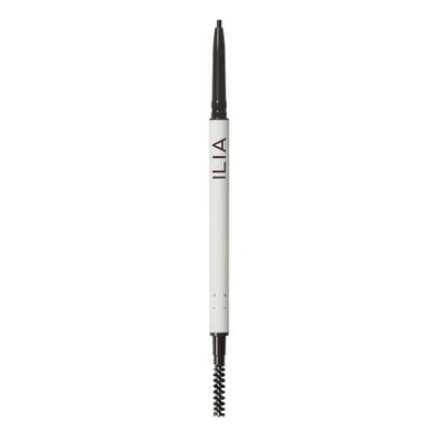 ILIA - In Full Micro-Tip Brow Pencil Non-Toxic, Vegan, Cruelty-Free, Clean Makeup (Soft Black)