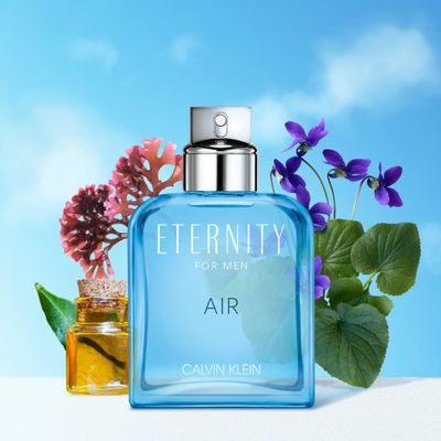 Calvin Klein Eternity Air Eau de Toilette - Men's Aromatic Cologne - With Notes of Mandarin Oil, Lavender Oil, Patchouli Oil Sea Moss - Luxury Perfumes for Men - Long Lasting Fragrance