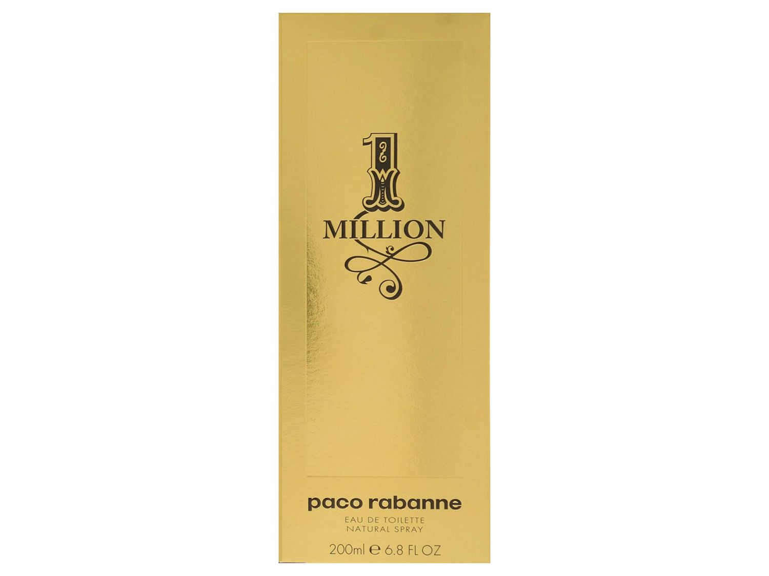 Paco Rabanne 1 Million Fragrance For Men - Fresh And Spicy Notes Of Amber, Leather Tangerine Adds A Touch Irresistible Seduction Ideal With Rebellious Charm Edt Spray 6.8 Oz