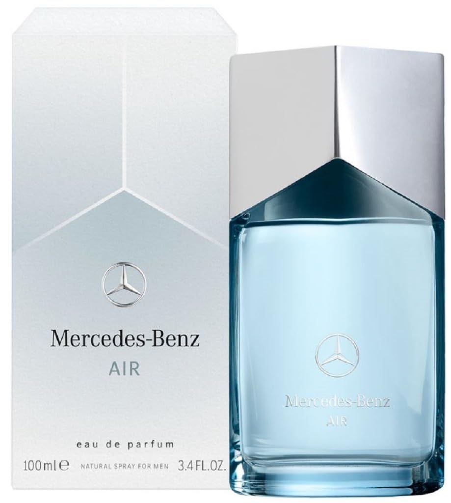 Mercedes-Benz Air Eau de Parfum - Long Lasting Cologne for Men - Tonka Bean, Lavender, Patchouli Cologne - Travel Size Perfume for Men - 3.4 oz EDP