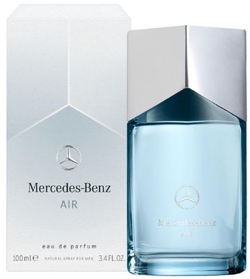 Mercedes-Benz Air Eau de Parfum - Long Lasting Cologne for Men - Tonka Bean, Lavender, Patchouli Cologne - Travel Size Perfume for Men - 3.4 oz EDP