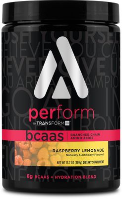 TransformHQ BCAA 211 Powder - (Raspberry Lemonade) 28 Servings - Perform - Gluten Free, Non-GMO
