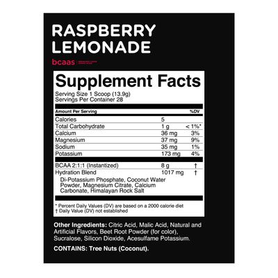 TransformHQ BCAA 211 Powder - (Raspberry Lemonade) 28 Servings - Perform - Gluten Free, Non-GMO