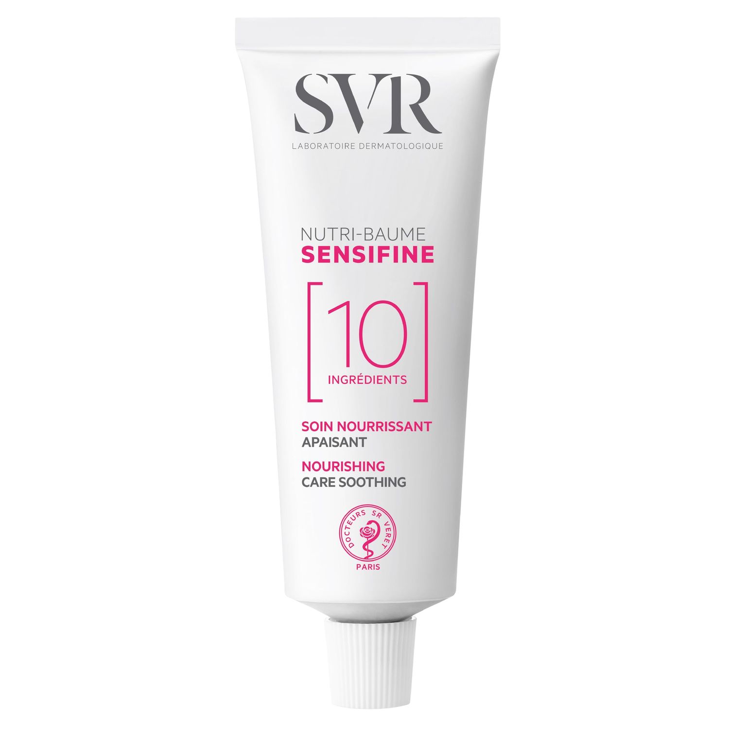 SVR Sensifine Nutri Balm Nourishing Rich Face Cream With Shea Butter Squalene For Sensitive, Very Dry Skin. 24hr Soothing, Fragrance-free Moisturizer, 1.3 Fl.oz.