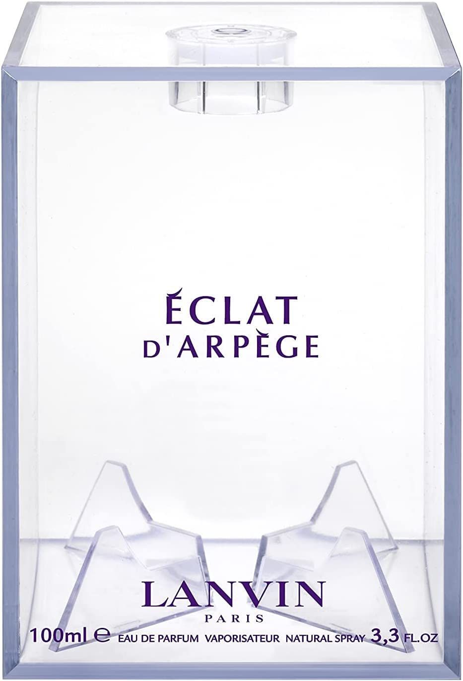 LANVIN Eclat d&#39;Arpege Eau de Parfum - Long Lasting Fragrance with notes of Lilac, Peach Amber - Fruity Floral - 3.3 fl. oz.