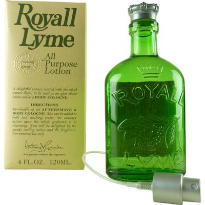 Royall Lyme By Royall Fragrances 4 oz All Purpose Lotion Cologne for Men