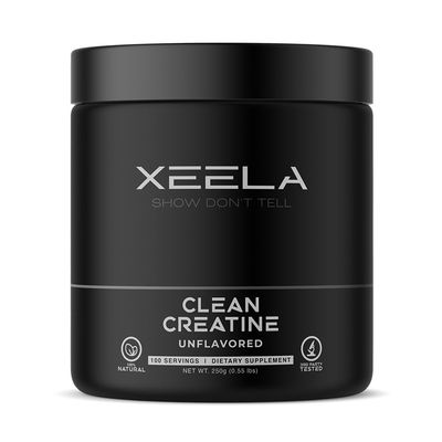 XEELA Creatine for Lean Muscle Gain, All Natural Creatine Powder for Men Women with Creapure, Increase Strength Power, Reduce Recovery Time(Unflavored, 100 Servings)