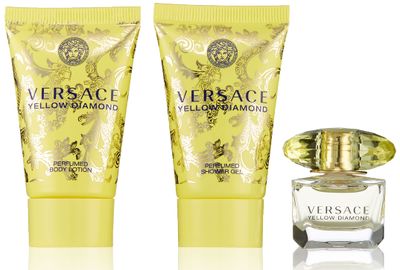 Versace Yellow Diamond Perfume for Women 3 Piece Mini Gift Set