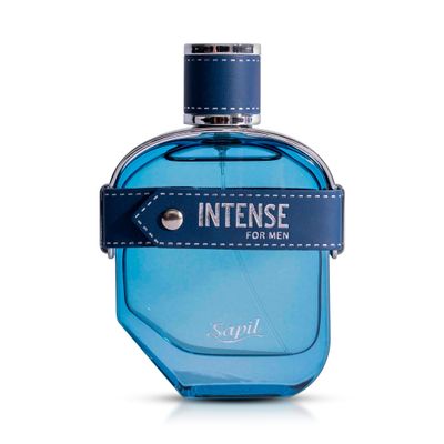 Sapil Intense Aromatic Spicy Men&#39;s Cologne - Luxury Eau de Parfum with Lemon, Ginger Vetiver - Long-Lasting, Bold Masculine Fragrance for All Occasions - Premium Arabic Cologne (100ml 3.4oz)