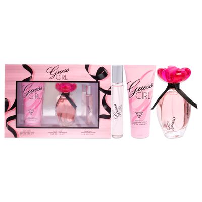 Guess Girl for Women - 3 Pc Gift Set 3.4oz EDT Spray, 0.5oz EDT Spray, 6.7oz Body Lotion