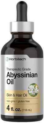 Horbach Abyssinian Oil 4 fl oz Hair and Skin Oil Paraben, SLS and Fragrance Free from Crambe Abyssinica Seed