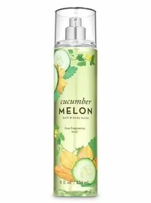 Bath Body Works Cucumber Melon Fine Fragrance Body Spray Mist 8 fl oz 236 mL (Cucumber Melon)