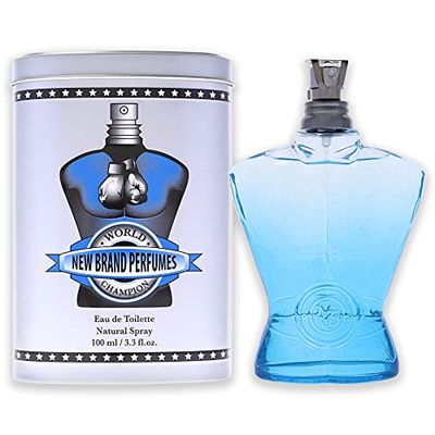 New Brand World Champion Blue EDT Spray Men 3.3 oz