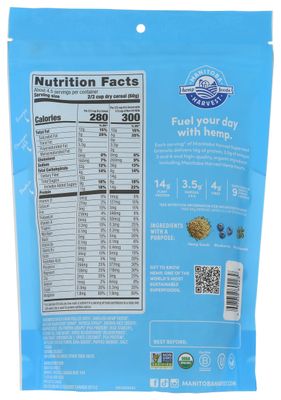 MANITOBA HARVEST Organic Blueberry Hemp Yeah! Granola, 10 OZ