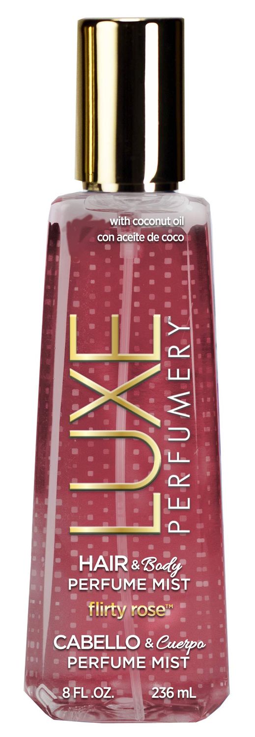 Luxe Perfumery Flirty Rose Hair Body Perfume Mist, 236 mL