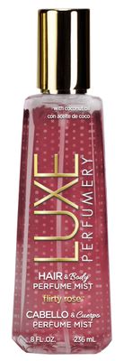 Luxe Perfumery Flirty Rose Hair Body Perfume Mist, 236 mL