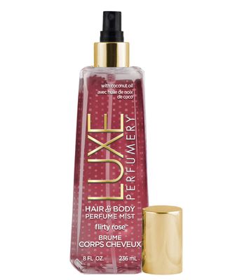 Luxe Perfumery Flirty Rose Hair Body Perfume Mist, 236 mL