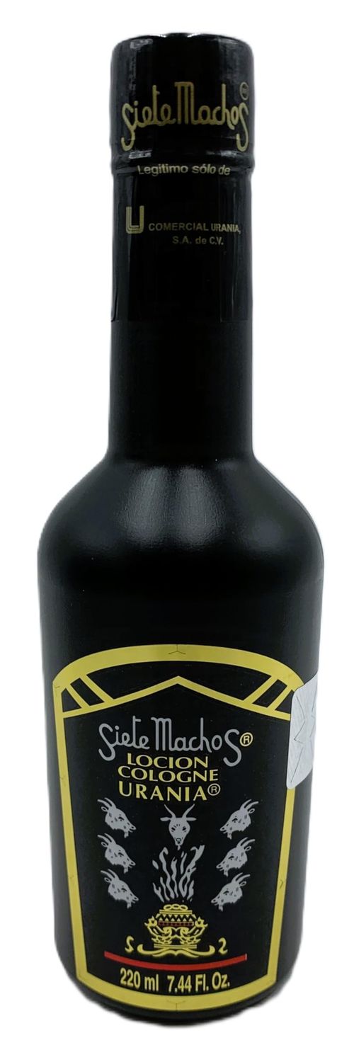 Siete Machos URANIA Original Cologne 220 Ml 7.44 Fl Oz (1 Pack)