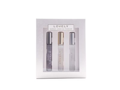 Lovely by Sarah Jessica Parker for Women - 3 Pc Mini Gift Set 0.33oz Lovely EDP Rollerball, 0.33oz Loevly Sheer EDP Rollerball, 0.33oz Born Lovely EDP Rollerball
