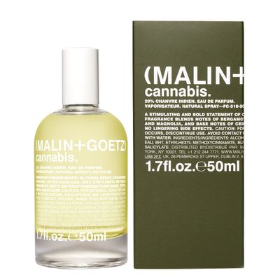 Malin Goetz Cannabis Eau de Parfum, 1.7 Fl. Oz. - Men Women&#39;s Perfume, Rich Earthy Fragrance, Scented Perfume, Lingering Smoky Scent, Vegan Cruelty Free