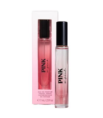 Victoria&#39;s Secret Pink Eau de Parfum Travel Spray, Notes of Apple, Jasmine Cedarwood, Mini Perfumes for Women (0.23 oz)