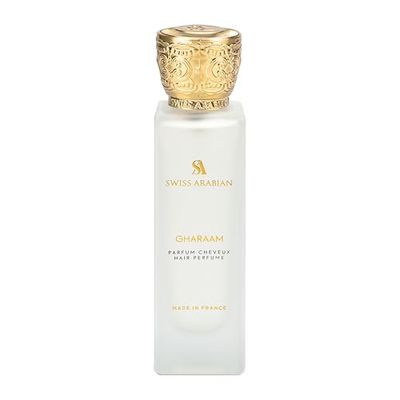 Swiss Arabian Gharaam - Hair Perfume for Women - Amber, Woody Fragrance - Hair Mist with Vitamin E - Blend of Jasmine, Saffron, and Resins - 1.7 oz