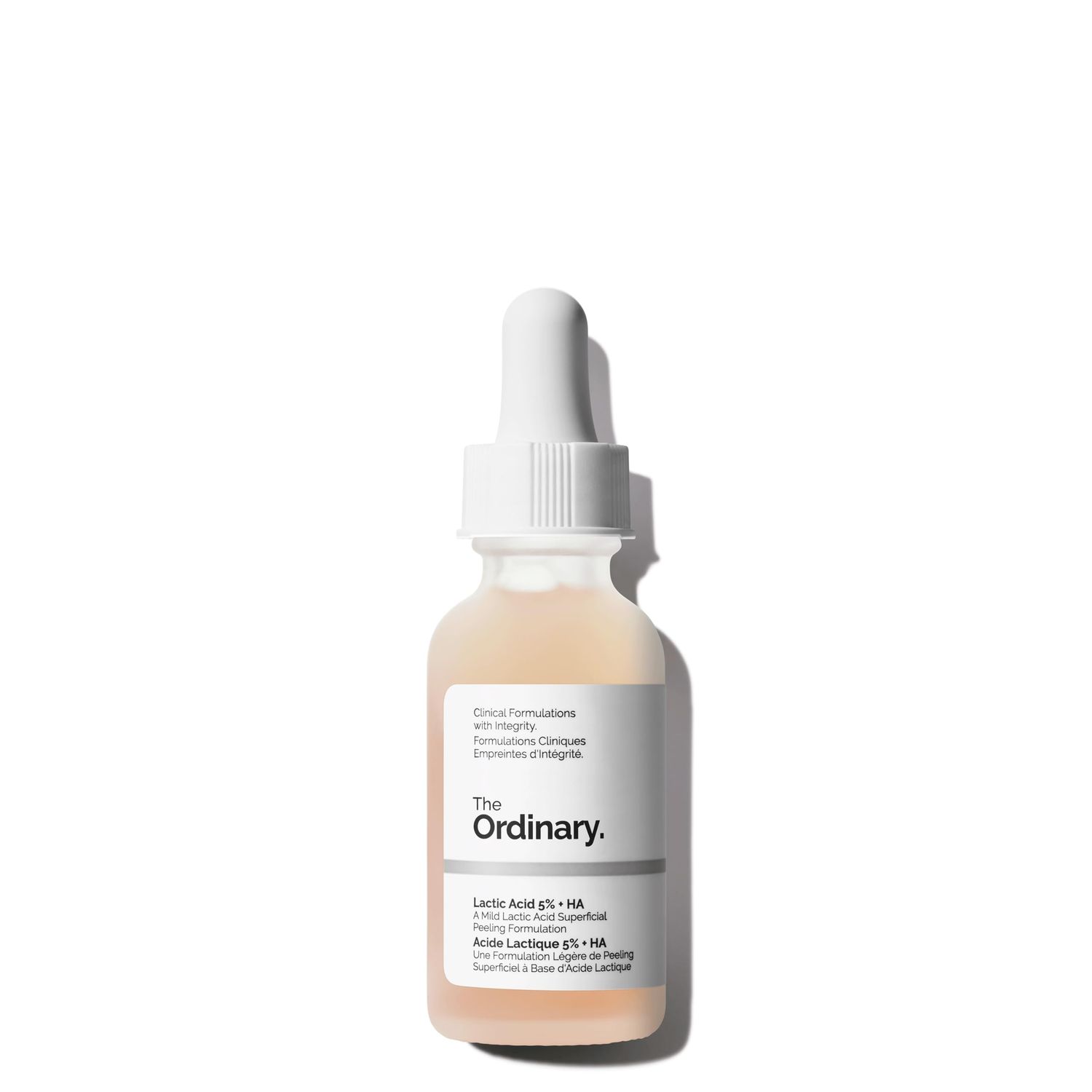The Ordinary Lactic Acid 5 Hyaluronic Acid 2, Gentle Exfoliating Serum for Smoother Skin, 1 Fl Oz