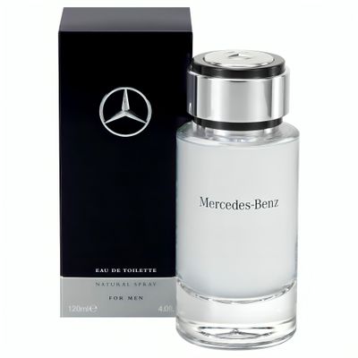 Mercedes-Benz For Men - Elegant Fragrance With Woody, Sensual Musky Notes - Mesmerize The Senses With Original Luxury Mens Eau De Toilette Spray - Endless Day Through Night Scent Payoff - 4 OZ