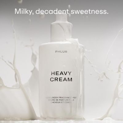 PHLUR Heavy Cream Body Mist - Hair and Body Mist for Women Body Spray for Men - Marshmallow, Whipped Cream, Jasmine, Coconut Cream Vanilla Body Spray (8 FL Oz)