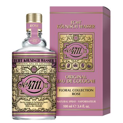 4711 Floral Collection Rose by Muelhens for Women - 3.4 oz EDC Spray
