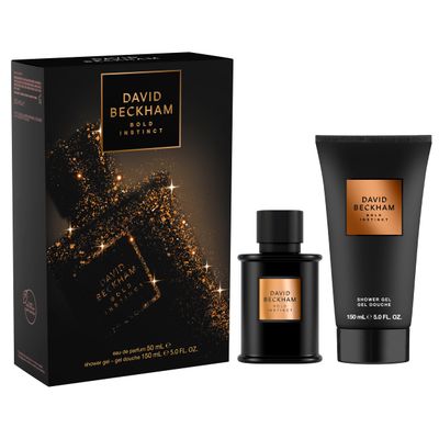 David Beckham Bold Instinct Eau de Parfum Shower Gel Gift Set, Notes of Laurel Leaf, Warm Nutmeg, and Smokey Wood, Men&#39;s Fragrance, Long Lasting, Everyday Fragrance