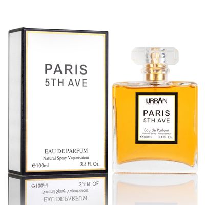 Paris 5th Avenue for Women Eau De Parfum - Top Notes of Aldehydes, Neroli, Ylang Ylang, Bergamot Peach - Base Scents From Vetiver, Patchouli, Oakmoss, Sandalwood Vanilla - Elegant 100ml Bottle