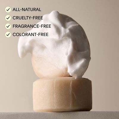 Leaf Shave Shave Soap Bar 2-Pack, Unscented - All-Natural, Fragrance-Free Bar Soap for Shaving for Women Men, 1.5 oz