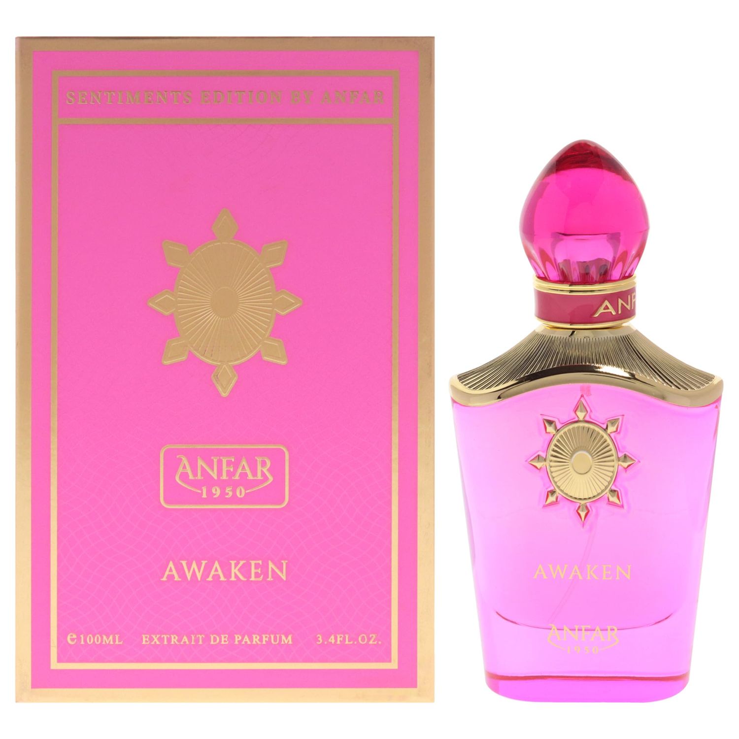 Anfar Awaken for Women - 3.4 oz Extrait De Parfum Spray