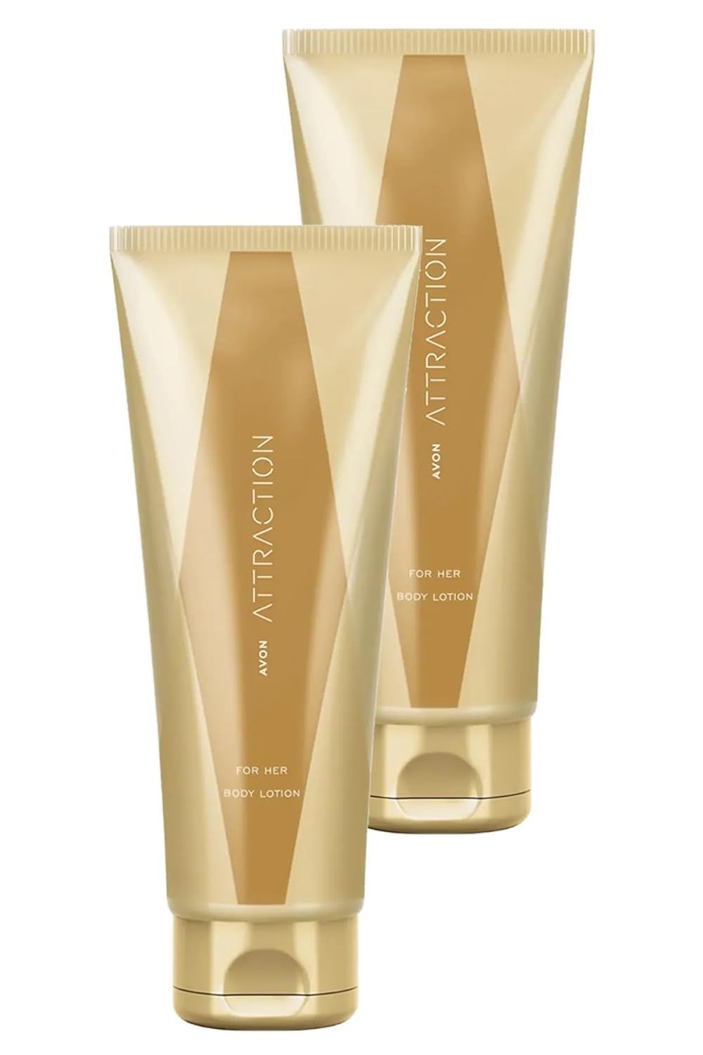 AVON Attraction Body Lotion - Seductive Long-Lasting Fragrance, Intense Hydration for Women, Daily Use (2x125 ml 2x4.2 fl oz)