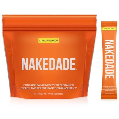 Nakedade Citrus - Performance Enhancing Sports Drink Powder - Electrolyte Powder - No GMOs or Artificial Sweeteners, Gluten-Free, Soy-Free, Dairy-Free -