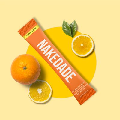 Nakedade Citrus - Performance Enhancing Sports Drink Powder - Electrolyte Powder - No GMOs or Artificial Sweeteners, Gluten-Free, Soy-Free, Dairy-Free -