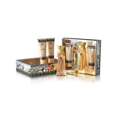 New Brand French Cancan by New Brand for Women - 4 Pc Gift Set 3.4oz EDP Spray,0.5oz EDP Spray,4.3oz Shower Gel,4.3oz Body Lotion