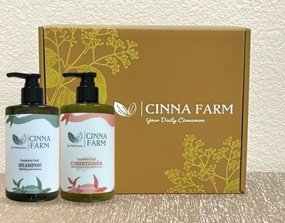 Haircare gift set for Xmas, Valentine&#39;s day, Mother&#39;s day, Birthday. No artificial fragrance, fulfates and silicones free, natural ingredients, color safe, cinnamon scent