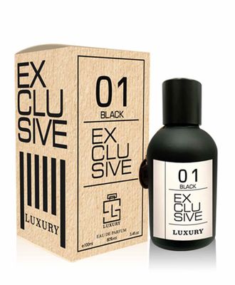 Maison d'Orient EXCLUSIVE 01 BLACK by LUXURY COLLECTION - A Timeless Men's EDP with a Rich Blend of Fruity, Woody, and Leather Notes, 100 ML