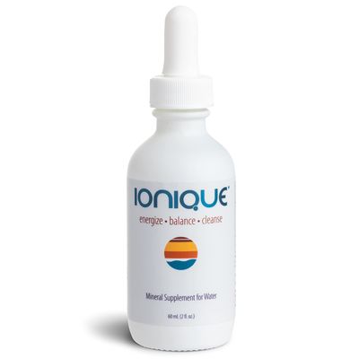 NEW Ionique Mineral Supplement for Water - Magnesium, Trace Mineral Electrolyte Hydration System, Support for Migraine, Constipation, Brain Fog, Muscle Cramps, Sleep, One 2 oz bottle of Liquid Drops