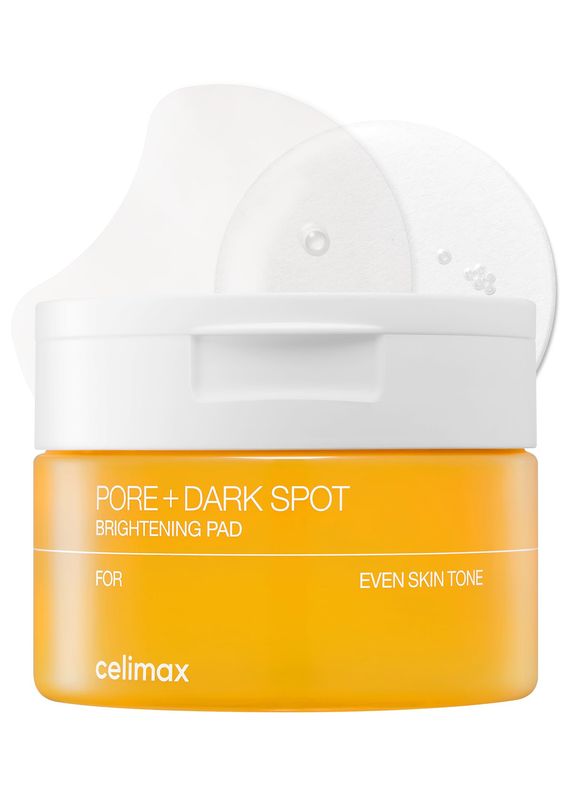 celimax Ji.Woo.Gae PoreDark Spot Brightening Pad Exfoliating Peeling Pads for Enlarged Pores, with Hyaluronic Acid, Pore Minimizer, Non-Irritating, Hydrating, For Sensitive Skin (40 pads)