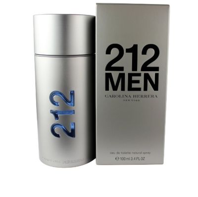 Carolina Herrera 212 Eau de Toilette Spray for Men, 3.4 Fluid Ounce