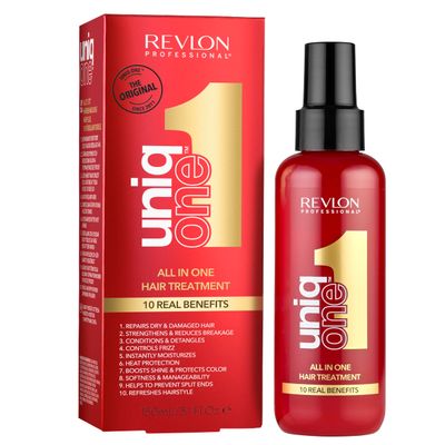 REVLON PROFESSIONAL UniqOne Moisturizing Leave-In Treatment, Repair For Damaged Hair, Classic Fragrance, 5.1 Fl Oz150 ml (Pack of 1)