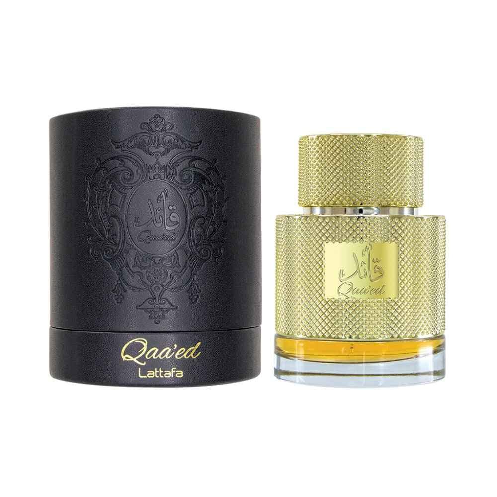 Lattafa Perfumes Qaa&#39;ed for Unisex Eau de Parfum Spray, 3.4 Ounce