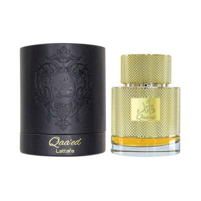 Lattafa Perfumes Qaa&#39;ed for Unisex Eau de Parfum Spray, 3.4 Ounce