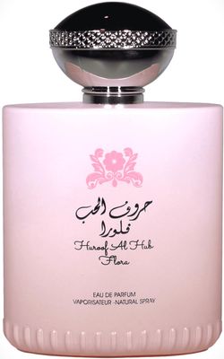 Ard al Zaafaran Huroof Al Hub Flora for Women Eau de Parfum Spray, 3.4 Ounce
