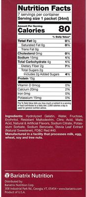 PROTIFIT - High Protein Liquid Fruit Drink Concentrate Mix, 15g Protein, Fat Free, Low Carb, Low Calorie, Ideal Protein Compatible, 7 Servings Per Box (Mixed Berry)