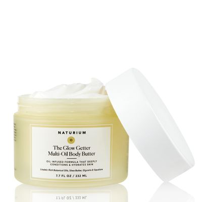 Naturium The Glow Getter Whipped Multi-Oil Body Butter, Firming Cream Body Moisturizer with Shea Butter, 7.7 fl oz